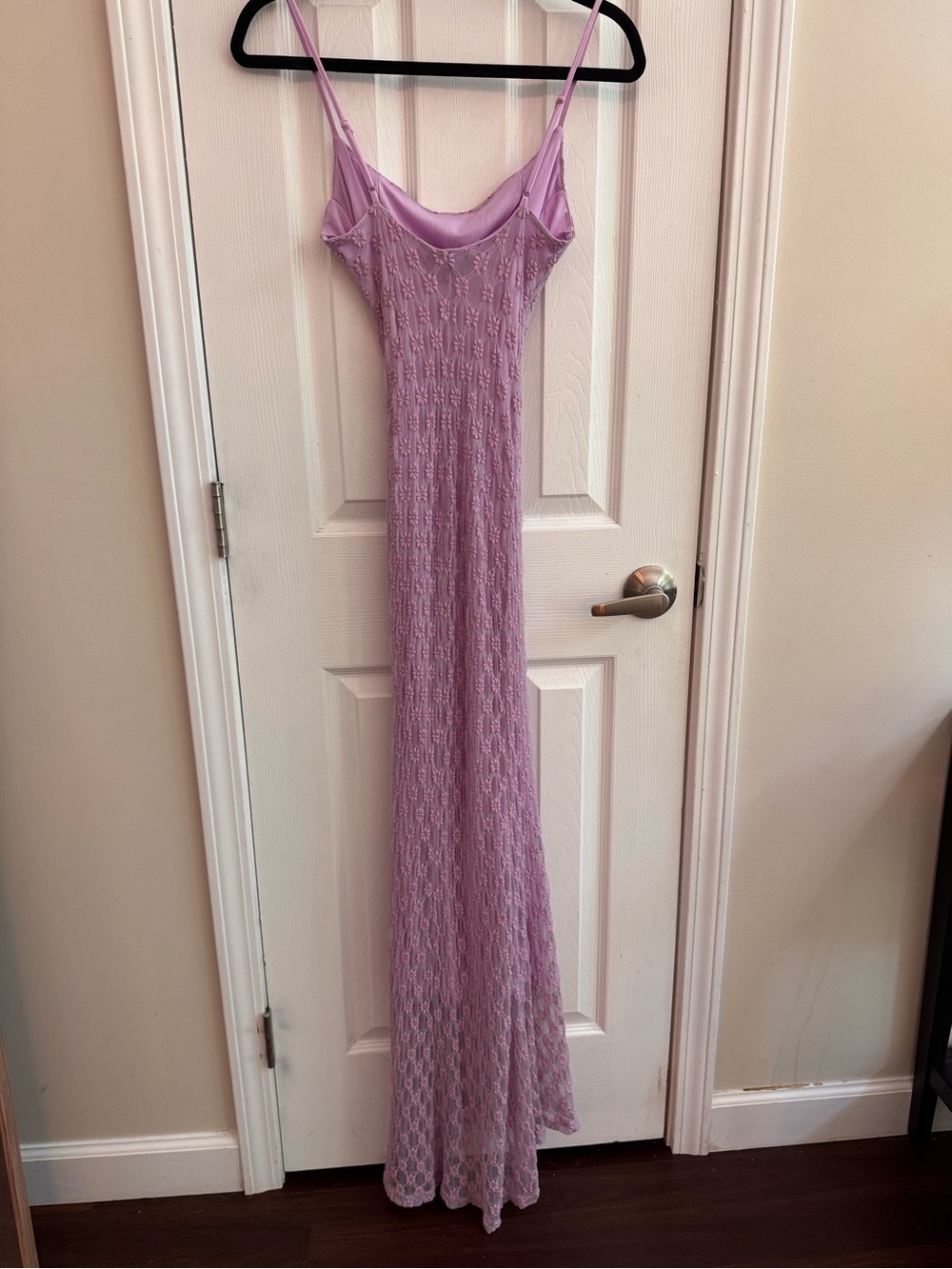 BARDOT Adoni Mesh Maxi Dress Lavender Lilac Size XS - Picture 5 of 7